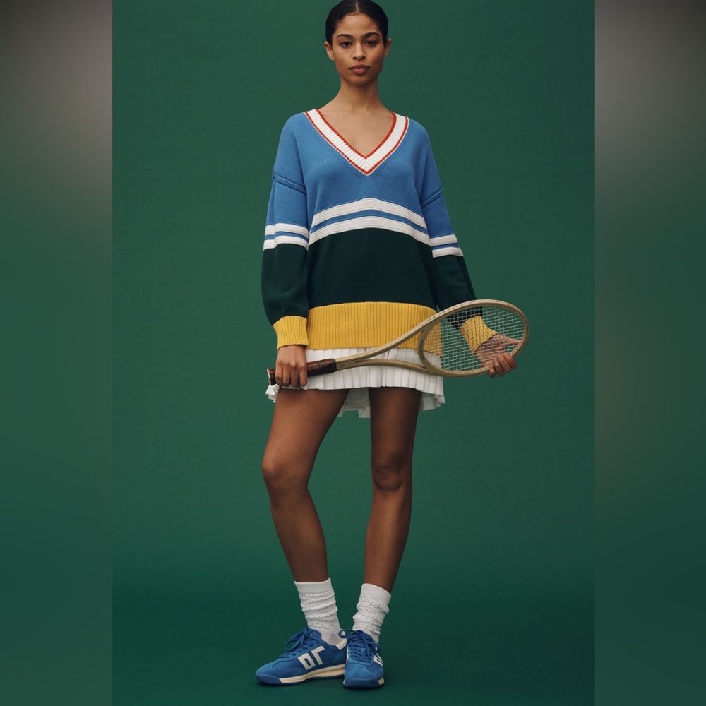 Daily Practice by Anthropologie Long Sleeve Twofer Sweater Dress